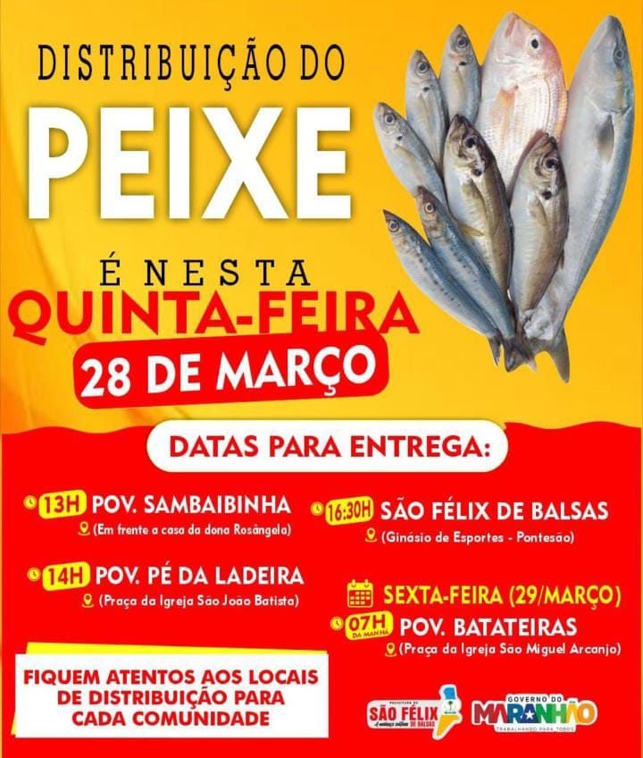 DISTRIBUIÇÃO DO PEIXE