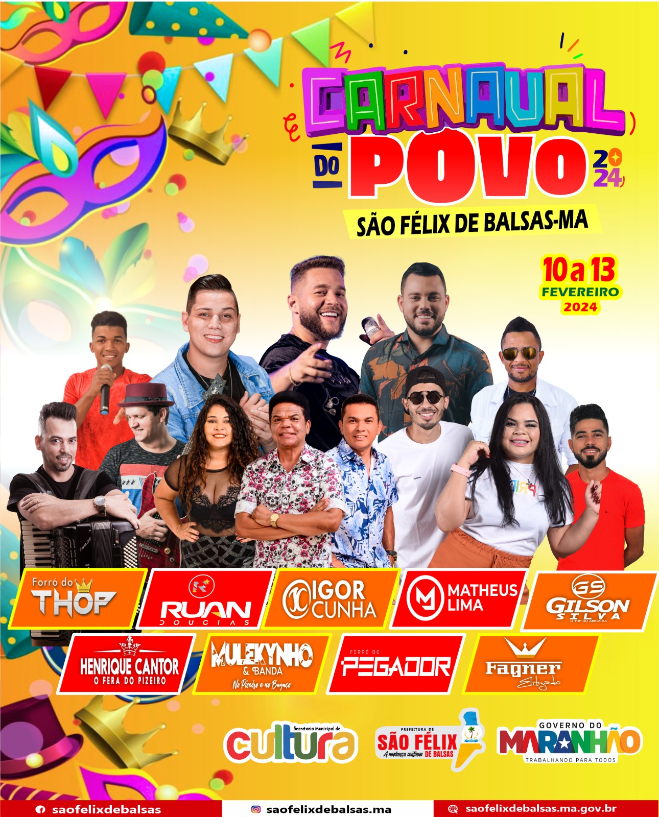 CARNAVAL DO POVO 2024 - SÃO FÉLIX DE BALSAS