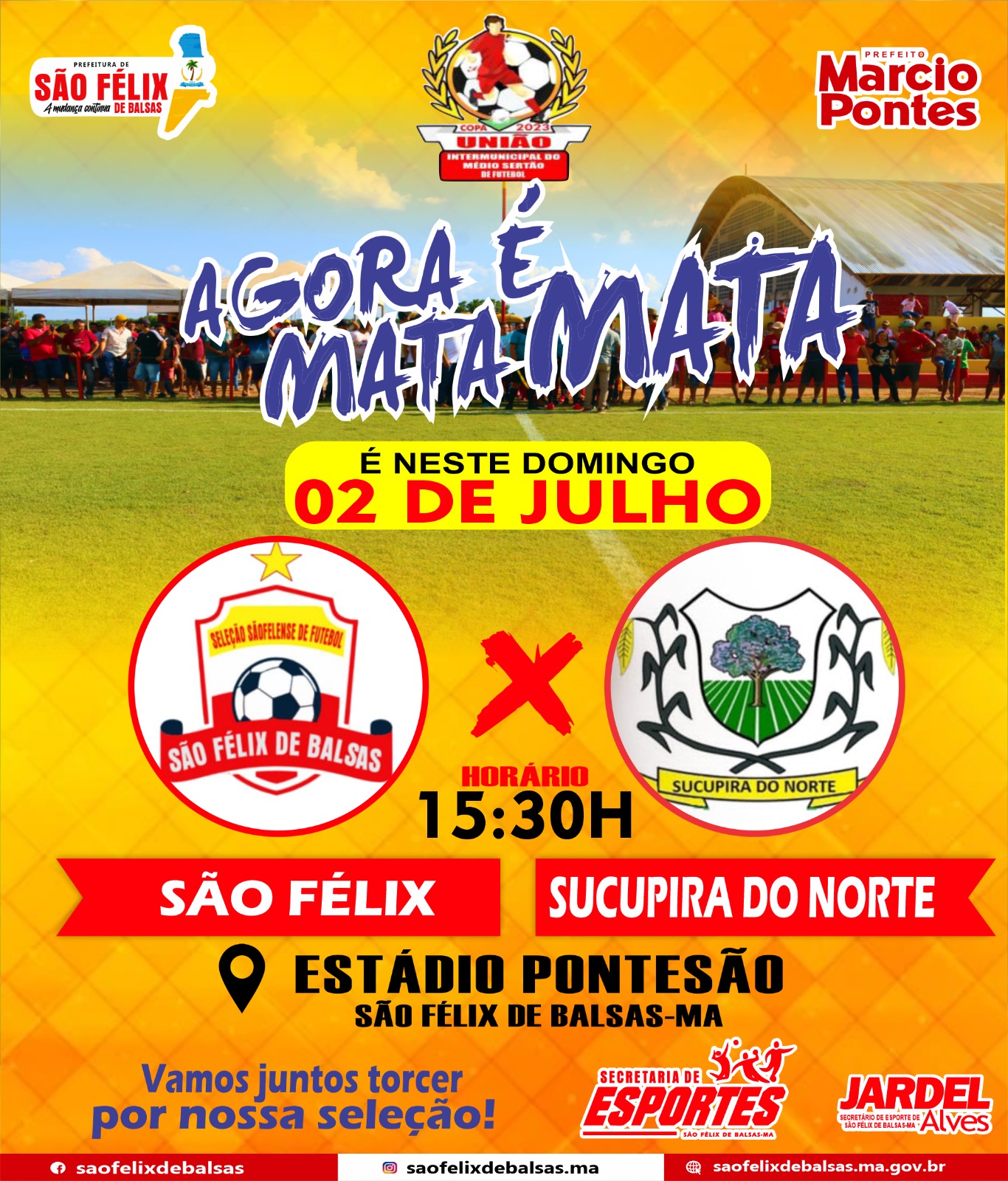 AGORA É MATA A MATA - VAMOS JUNTOS TORCER POR NOSSA SELEÇÃO