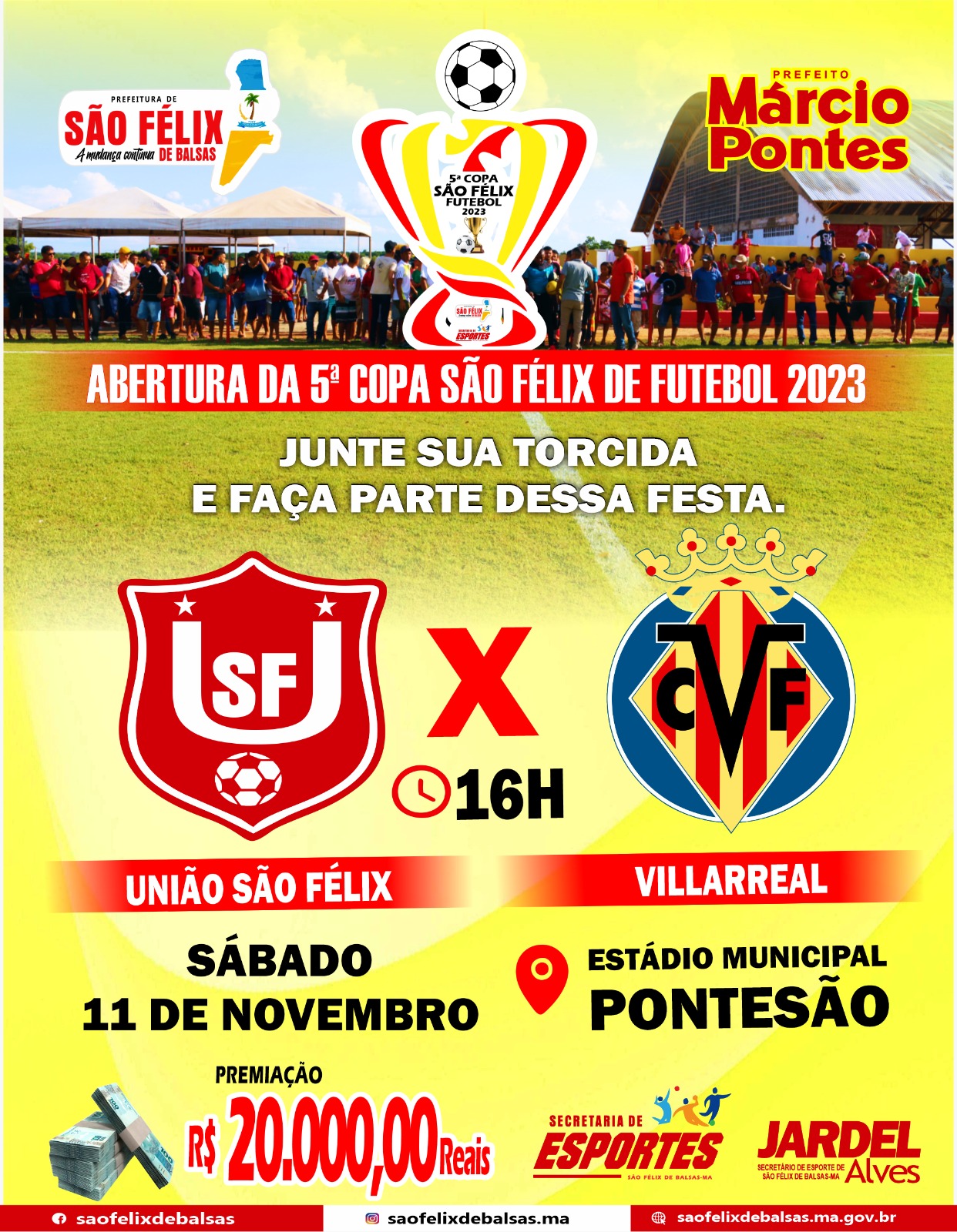 ABERTURA DA 5 COPA SÃO FÉLIX DE FUTEBOL