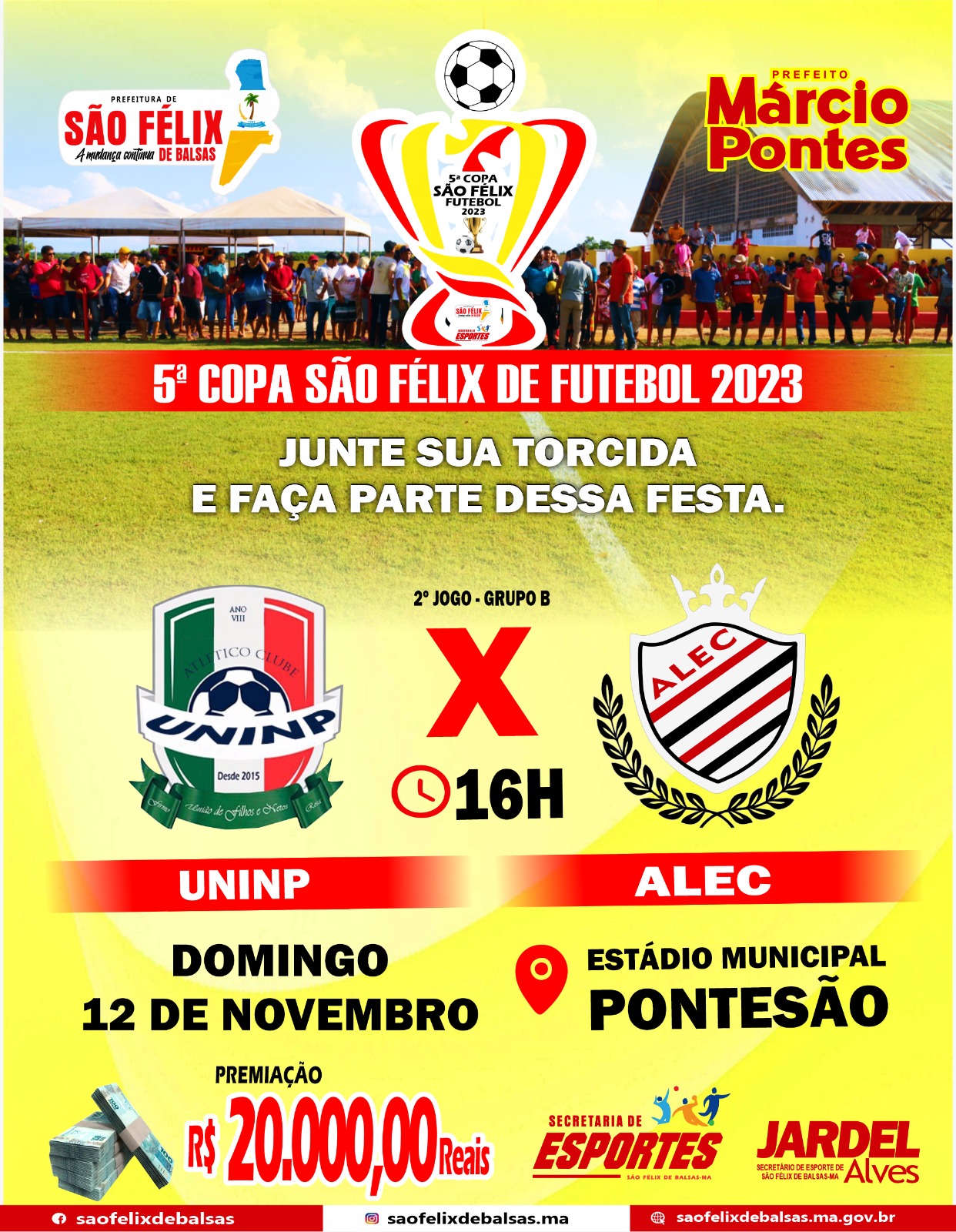 UNINP X VILLARREAL - NÃO PERCA O MAIOR E MELHOR CAMPEONATO DA REGIÃO