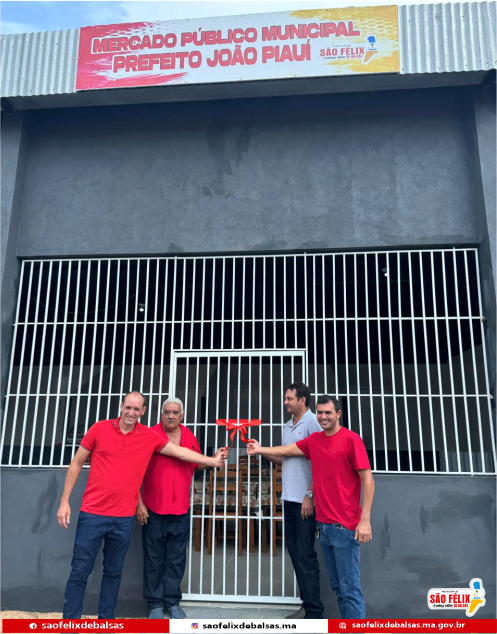 INAUGURAÇÃO DO MERCADO PÚBLICO MUNICIPAL JOÃO PIAUÍ